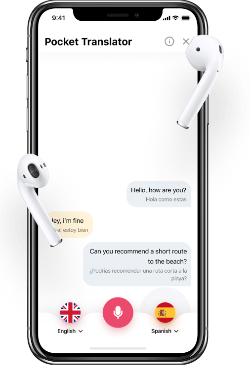 ios-6 Translate using Airpods